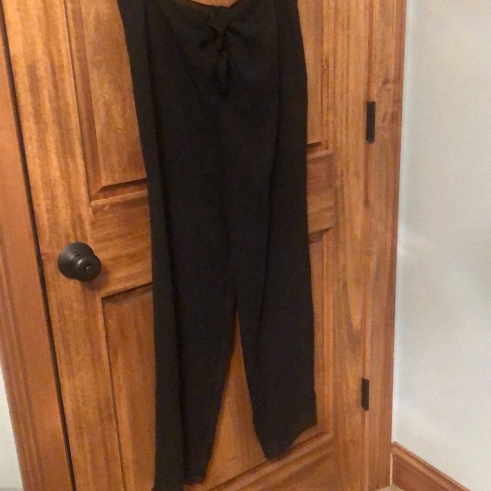 Black cover up pants